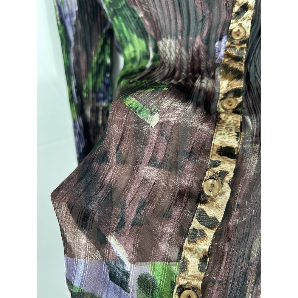 Mesmerize Top Size M Boho Forest Fairy Grunge Artsy Witchy Bell Sleeve Mob Wife - Picture 5 of 11